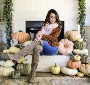 CottonStem.com fall style outfit over the knee boots sole society fall decor
