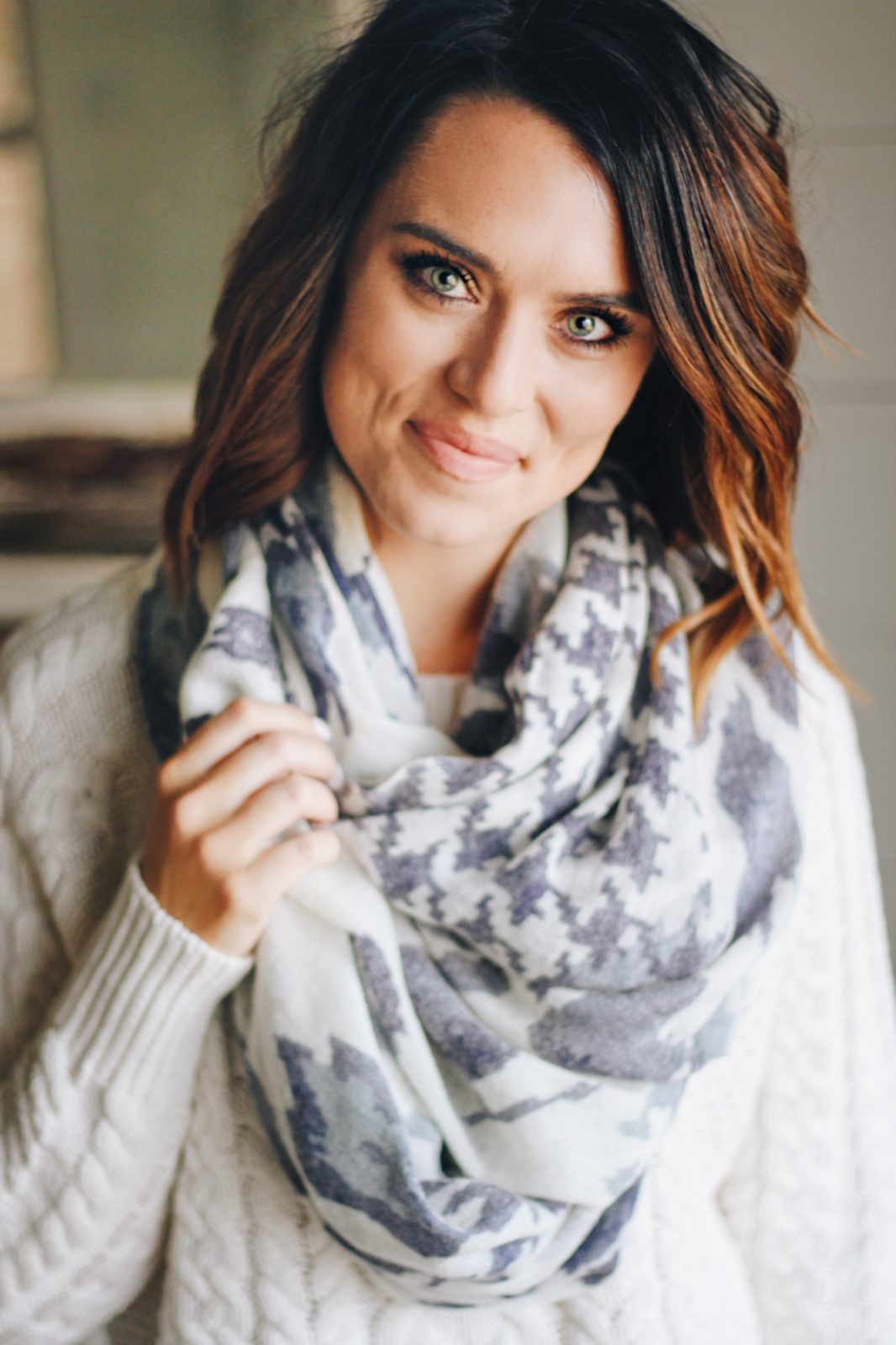 How To Tie a Blanket Scarf Two Ways! Cotton Stem