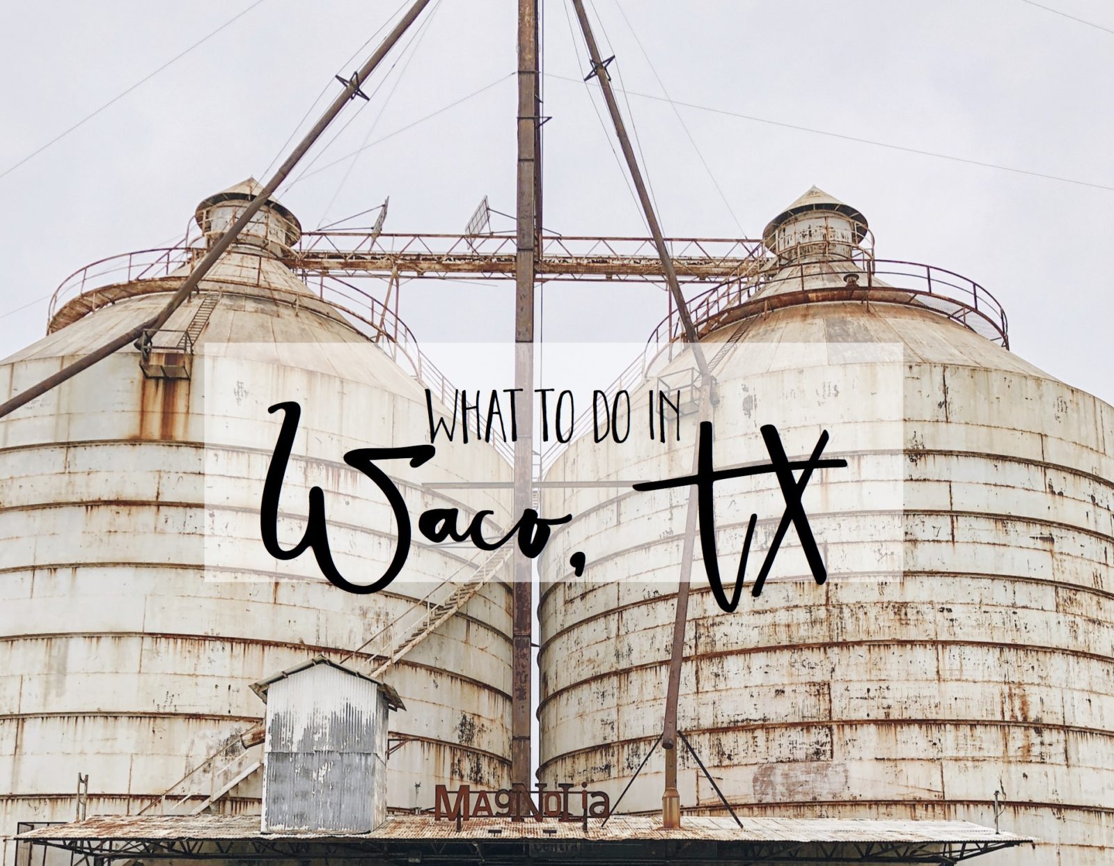 What to do in Waco, TX...besides The Mothership, Magnolia! Cotton Stem