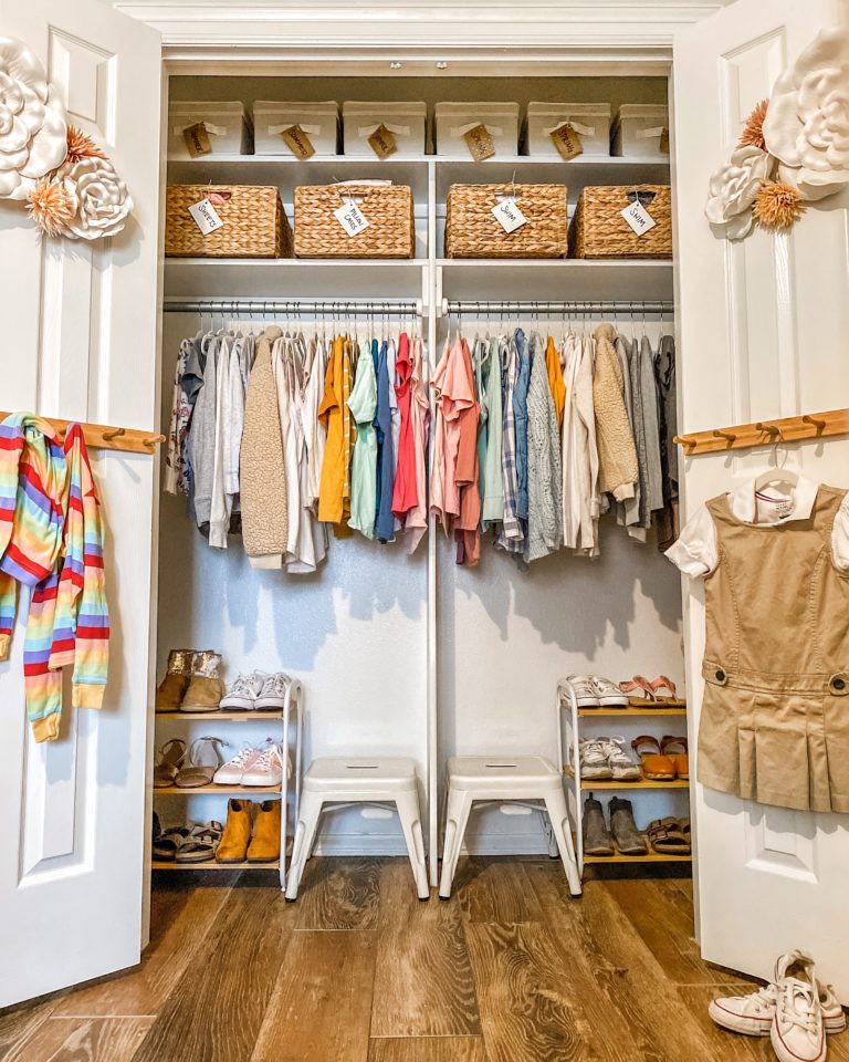 Kids Closet Organization Ideas! - Cotton Stem