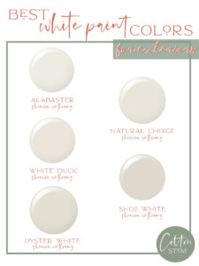 CottonStem.com 5 best white exterior paint colors - Cotton Stem