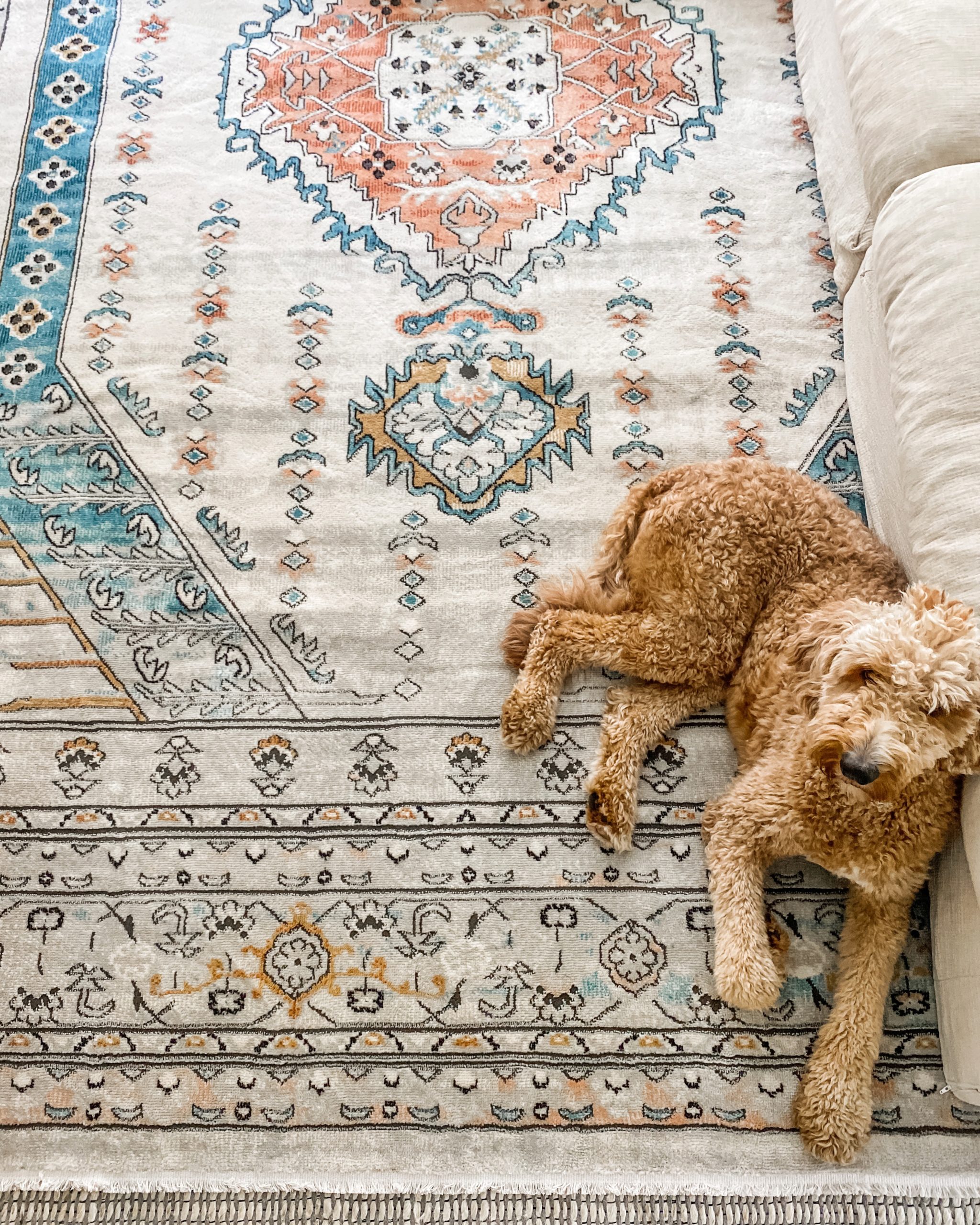 jane well woven vintage rug