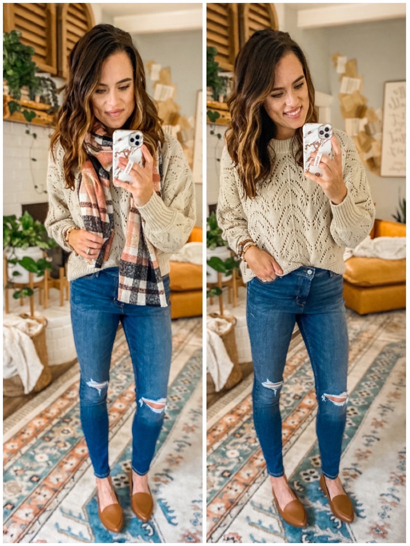 Old Navy Fall Capsule Wardrobe Try On - Cotton Stem
